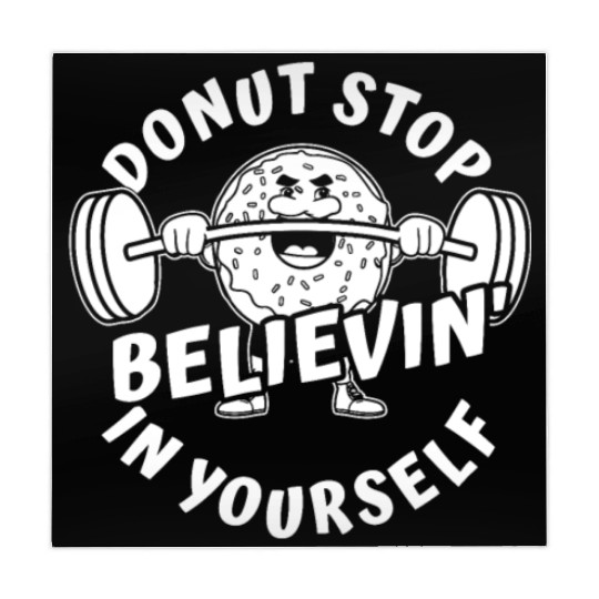 Fitness Donut Funny Donut Gym Mahjong Mats