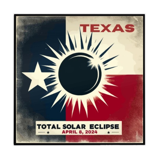Texas Total solar eclipse 2024 Mahjong Mats