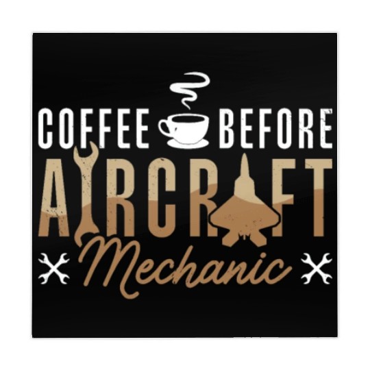 Aircraft Mechanic Coffee Aircraft Coffee Lover Mahjong Mats