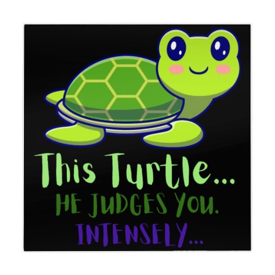 This Turtle He Judges You Intensely Mahjong Mats