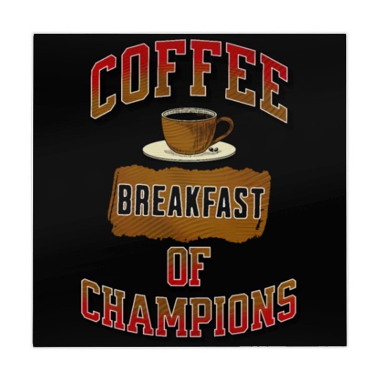 Coffee Breakfast of Champions Mahjong Mats