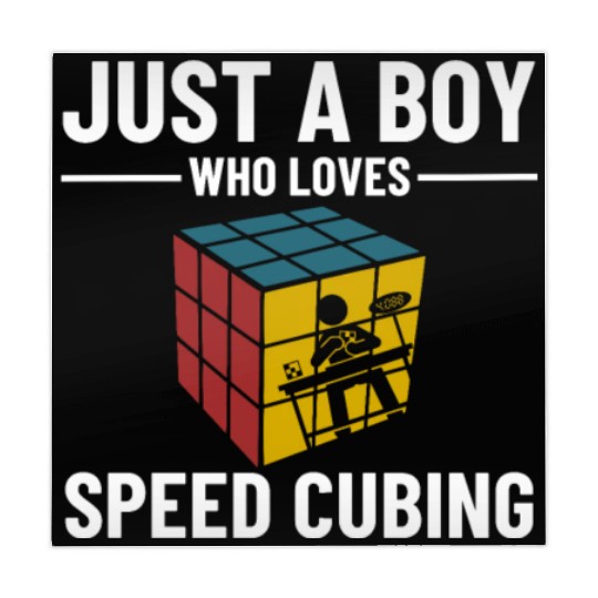 Just A Boy Who Loves Math & Speed Cubing Mahjong Mats