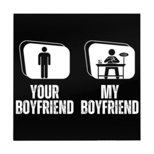 Speed Cube My Boyfriend Proud Girlfriend Funny Mahjong Mats