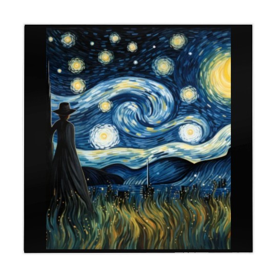Gardener's Starry Night Mahjong Mats Van Gogh Inspired