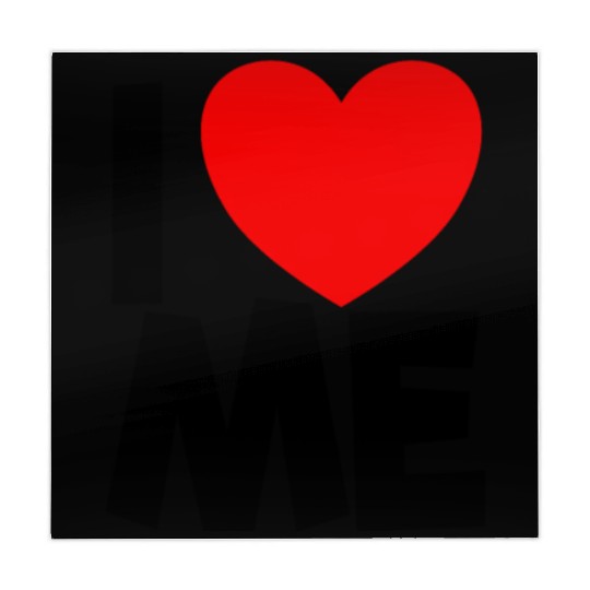 I Love Me Red Heart Self Love Affirmation Mahjong Mats