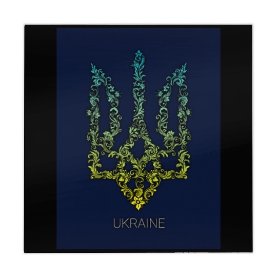 UKRAINE, National emblem Mahjong Mats
