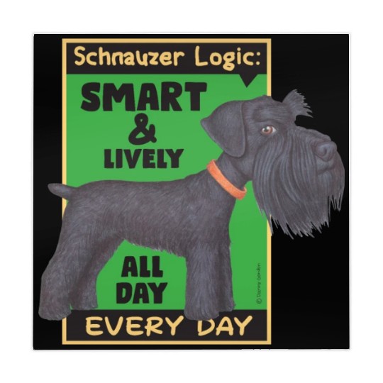 Schnauzer Logic Mahjong Mats