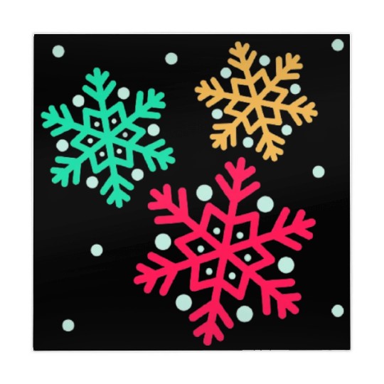 Snowflake, Winter sports Mahjong Mats