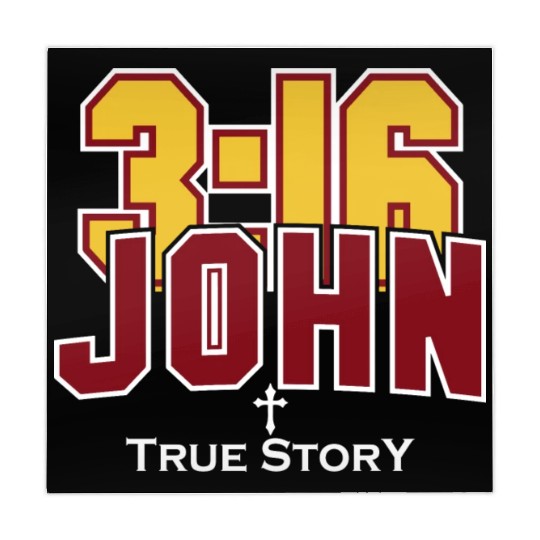 John 3:16 True Story Love Jesus Christian Mahjong Mats