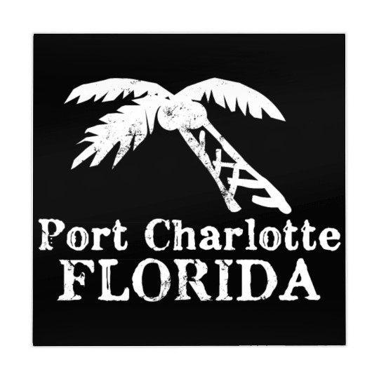 Port Charlotte Florida Palm Tree Souvenirs Gifts Mahjong Mats