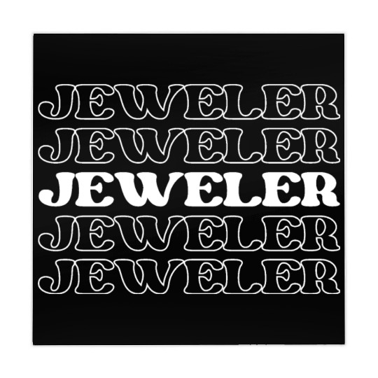 Jeweler Jewelry Designer Gemologist Worker Mahjong Mats