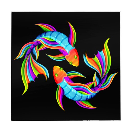 Fish galaxy Mahjong Mats