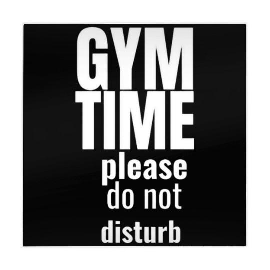 Funny gym gym time please do not disturb Mahjong Mats