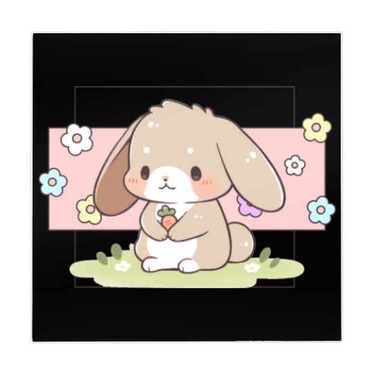 Kawaii Bunny Pastel Sweet Chibi Bunny Cute Aesthet Mahjong Mats