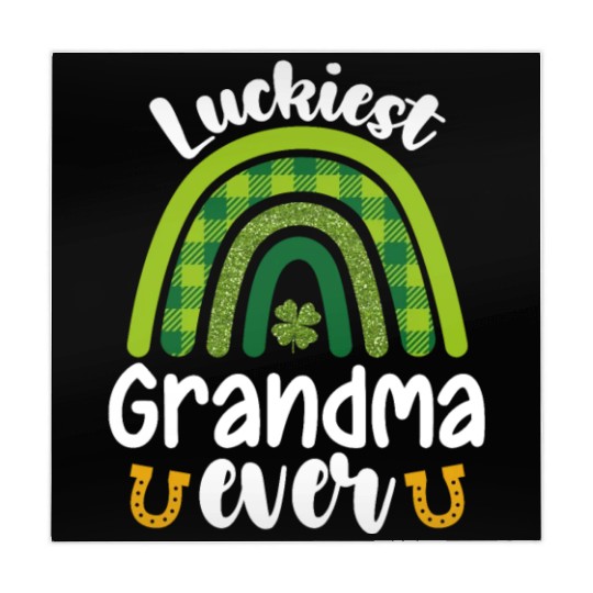 Luckiest Grandma Ever Family St Patrick's Day Mahjong Mats