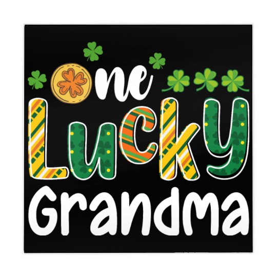 One Lucky Grandma Matching Family St Patrick's Day Mahjong Mats