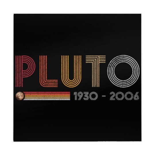 Pluto Never Forget Science and Astronomy Retro Mahjong Mats