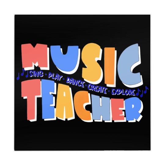 Music Teacher Sing Play Dance Back To School Mahjong Mats