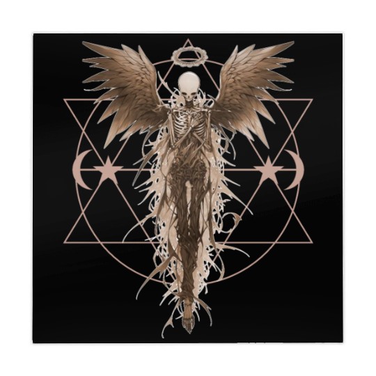 Angel Skeleton Geometric Witchcraft Ethereal Gothi Mahjong Mats