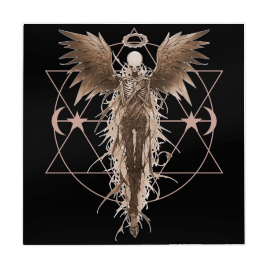 Angel Skeleton Geometric Witchcraft Ethereal Gothi Mahjong Mats