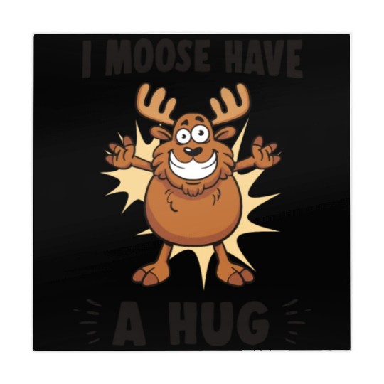 I Moose Have A Hug Funny Elk Moose Mahjong Mats