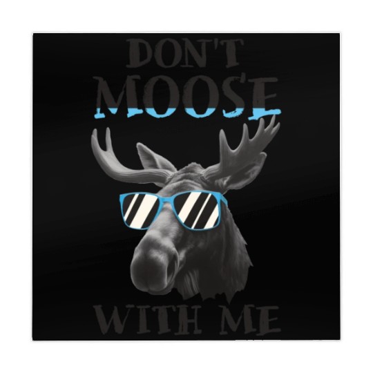 Don't Moose With Me Funny Elk Moose Mahjong Mats