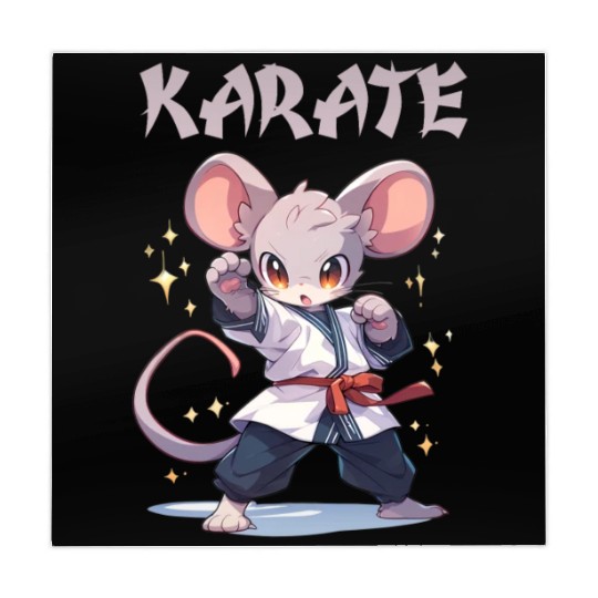 Funny Japanese Karate Panda Kawaii Karateka Mahjong Mats