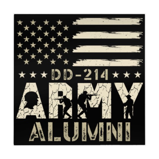 DD-214 Army Alumni Military US Flag Veteran USA Mahjong Mats