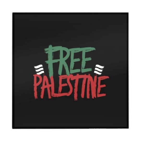 free free Palestine typography 2 Mahjong Mats