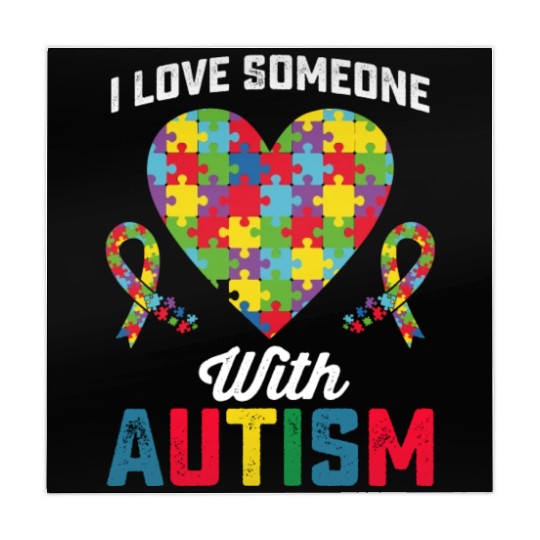 I Love Someone With Autism Awareness Mahjong Mats