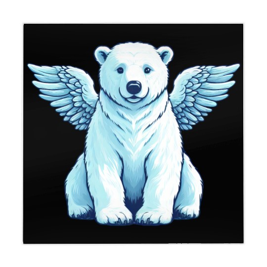 Bear Polar Bear Angel Wings Mahjong Mats