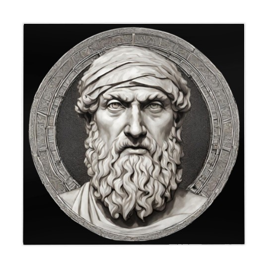 Pythagoras Greek Mathematician Artwork Mahjong Mats