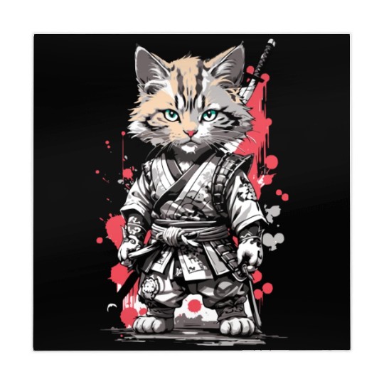 kawaii cat anime japanese retro men women kids fun Mahjong Mats