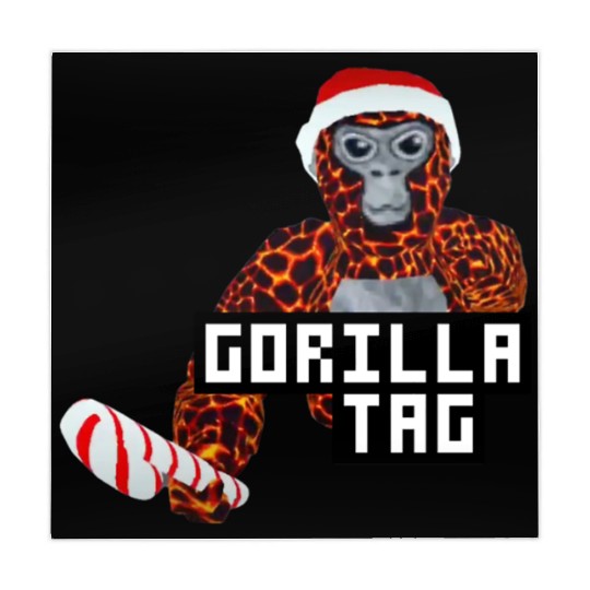 Gorilla Tag Santa Monkey Candy Cane Gorilla Mahjong Mats
