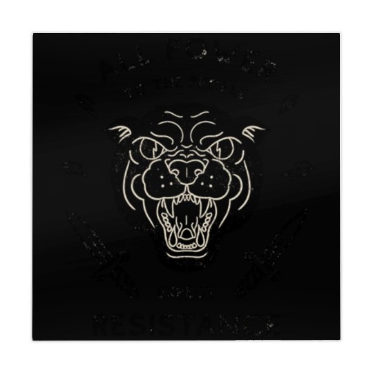 Black Panther All Power to the People Expect Mahjong Mats