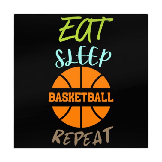 Eat Sleep Repeat Basketball Coach Player Mahjong Mats