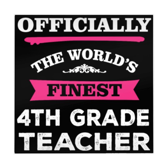 The World's Finest 4th Grade Teacher Mahjong Mats