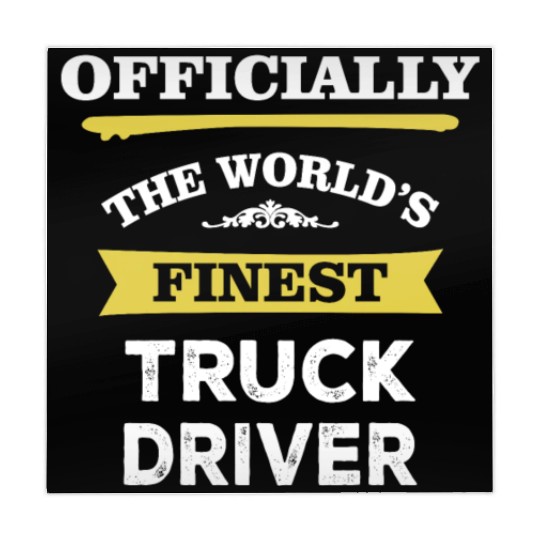 The World's Finest Truck Driver Mahjong Mats