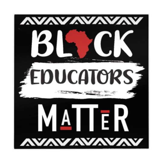 Black Educators Matter African History Teacher Men Mahjong Mats
