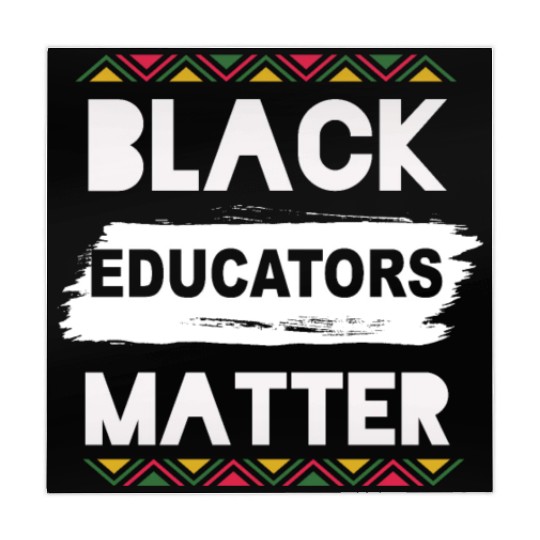 Black Educators Matter African History Teacher Men Mahjong Mats