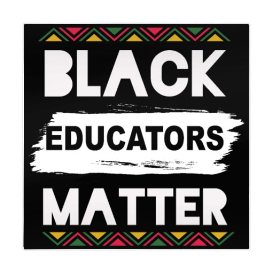 Black Educators Matter African History Teacher Men Mahjong Mats
