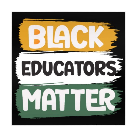 Black Educators Matter African History Teacher Men Mahjong Mats