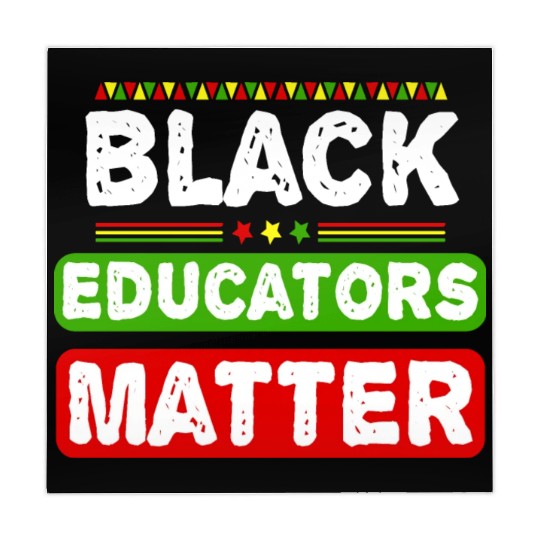 Black Educators Matter African History Teacher Men Mahjong Mats