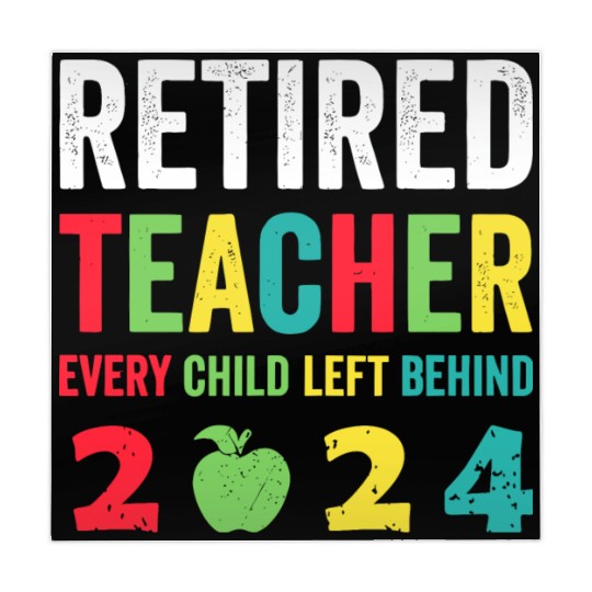 Retired Teacher EST 2024 Mahjong Mats