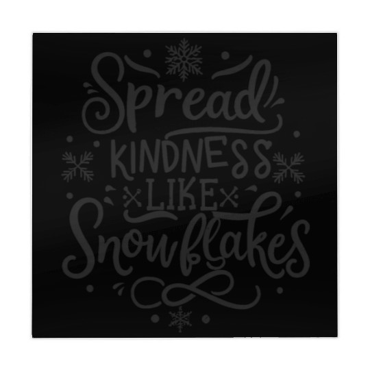 Christmas Themed Spread Kindness Like Snowflakes Mahjong Mats