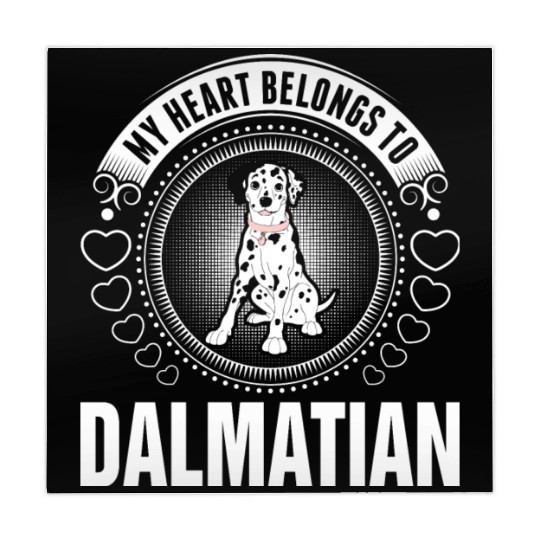 My Heart Belongs To Dalmatian Dog Mahjong Mats