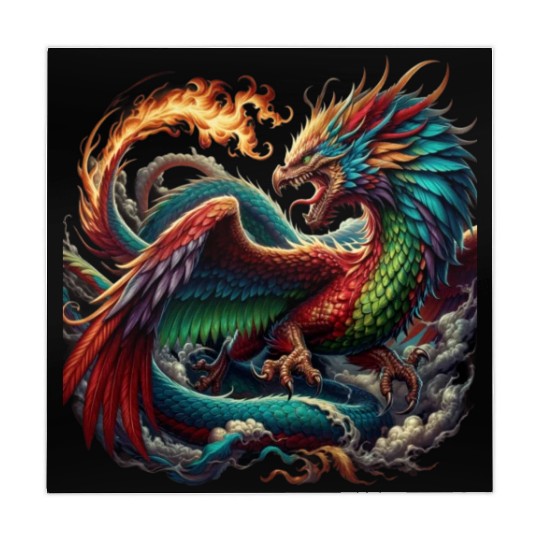 Aether s Embrace The Phoenix Dragon Mahjong Mats