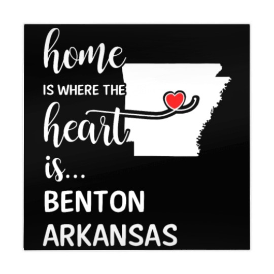 Benton County Arkansas Is Where My Heart Is Cool Mahjong Mats