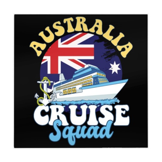 Australia Cruise Squad Family Vacation Trip Mahjong Mats