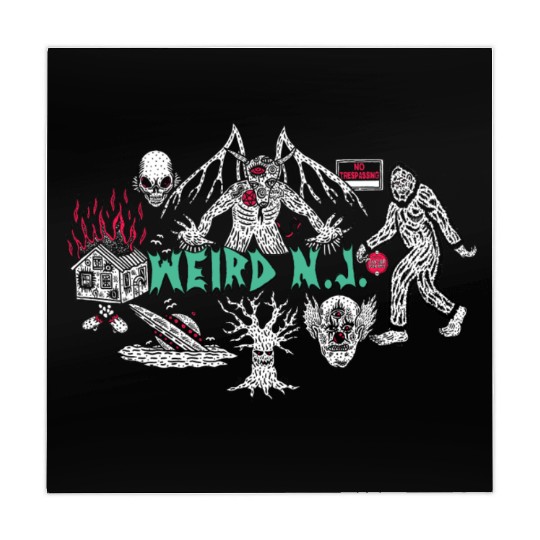 Space Bat Killer Design Mahjong Mats